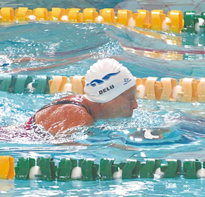 Lourdes Sampaio é recordista mundial natação